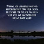 Good Night Message Photo
