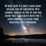 Good Night Message for Girlfriend