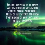 Good Night Message for Someone Special