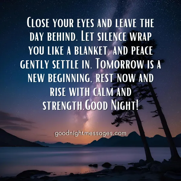 Good Night Message in English