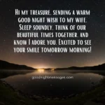 Good Night Message to My Wife