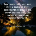 Good Night Message to my Love far Away
