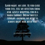 Good Night Romantic Message