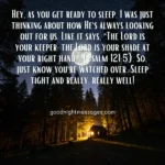Bible Good Night Message