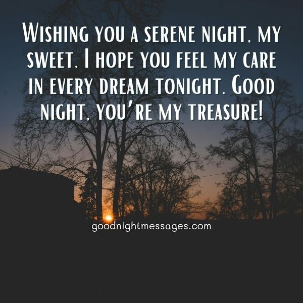 Good Night Love Message for Her to Fall in Love