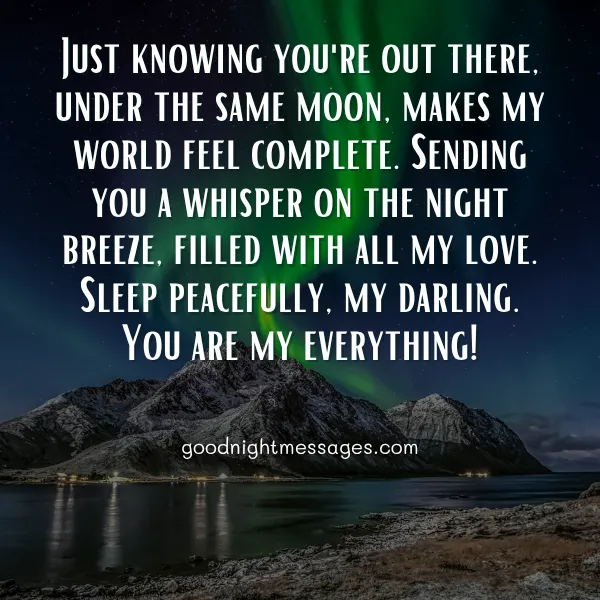 Romantic Good Night Message for Her