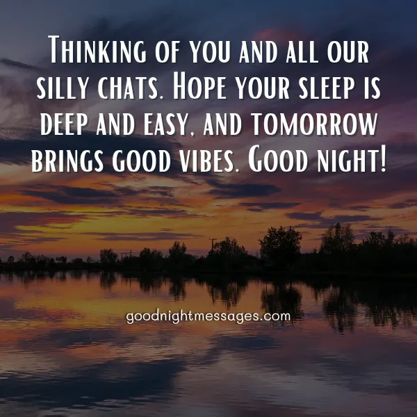 good night message for my dear friend