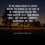 good night message love