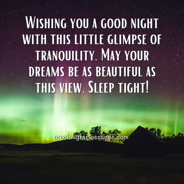 good night message picture
