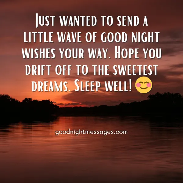 good night text message for her