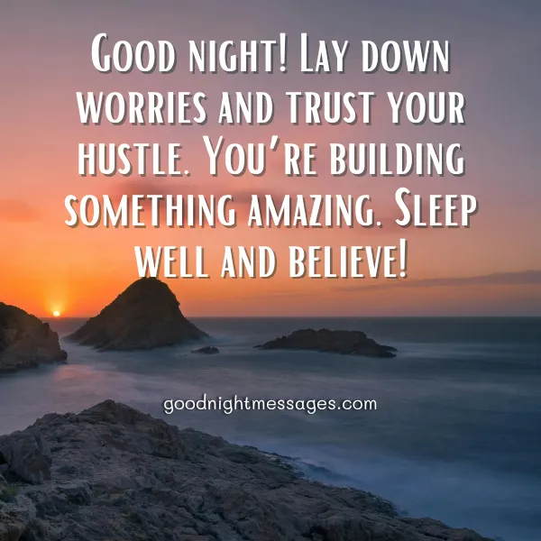 motivational good night message