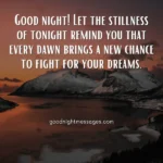 motivational good night quote