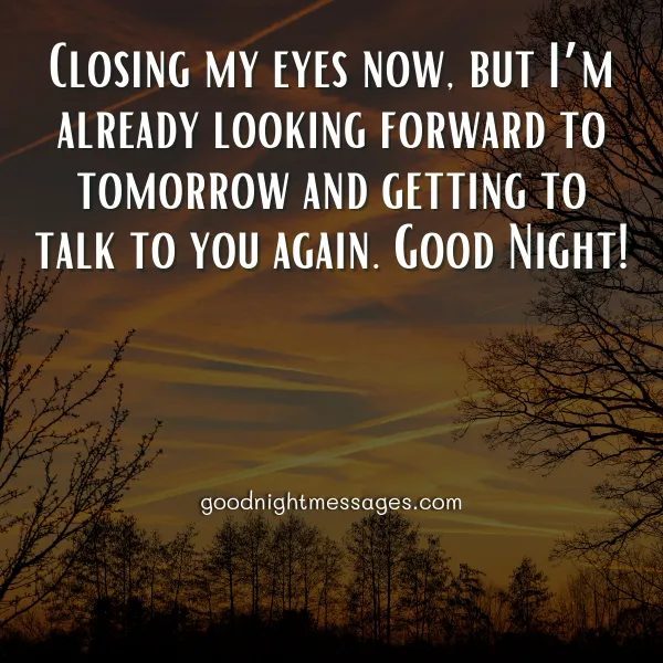 heartfelt good night wish for someone special