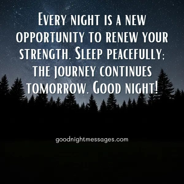 inspirational motivational good night quote