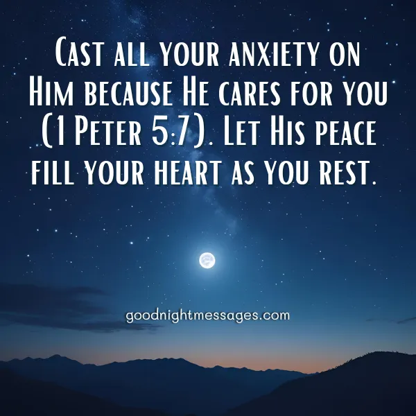 peaceful bible quote for sleep