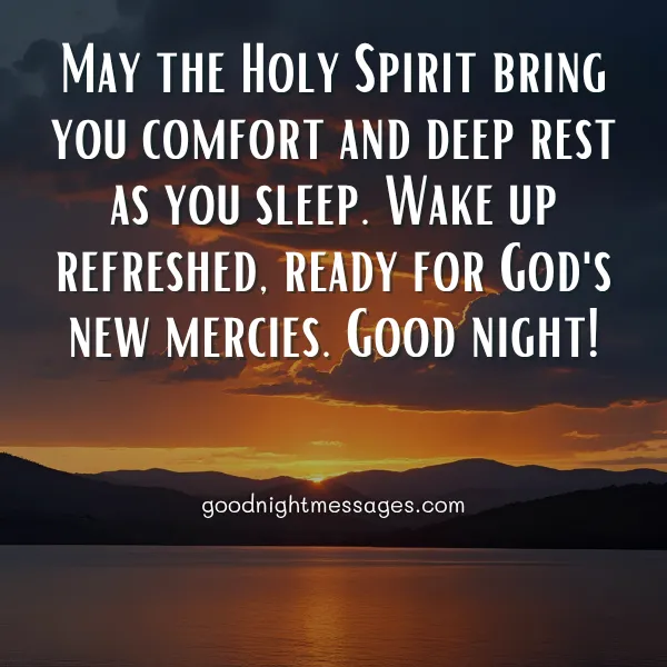 religious good night message for someone special
