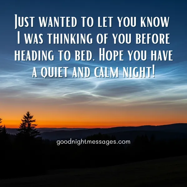 sweet good night message for mom