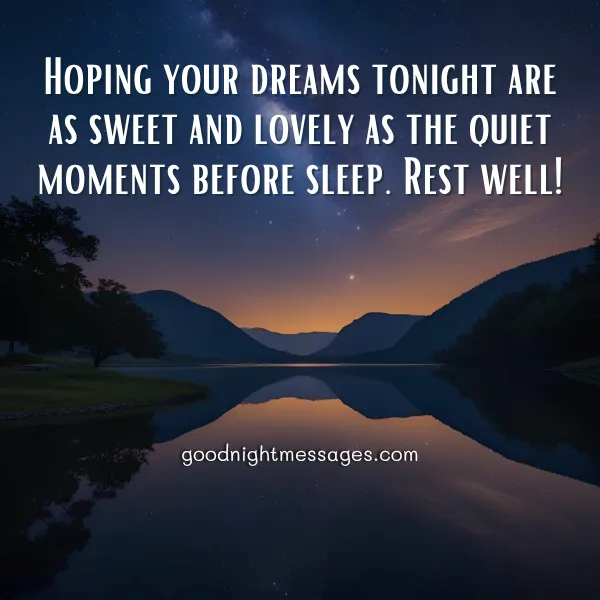 Sweet romantic good night message for her sweet romantic good night message for her