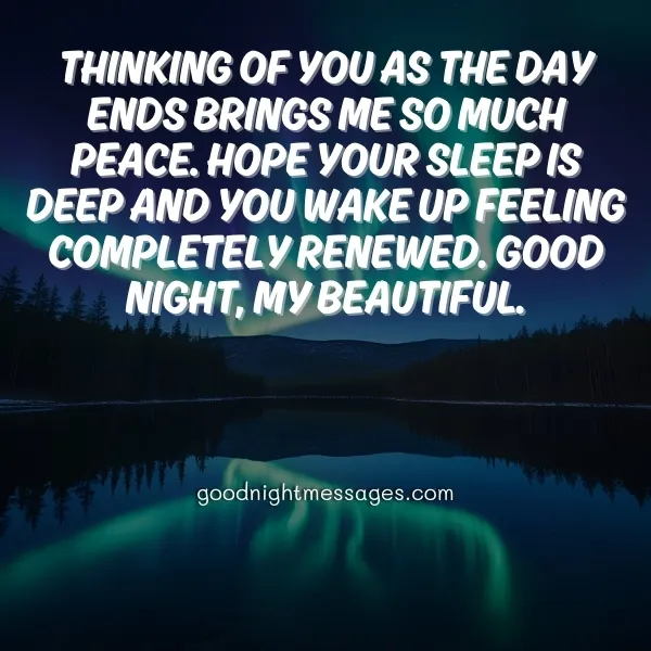 heartfelt good night message for girlfriend
