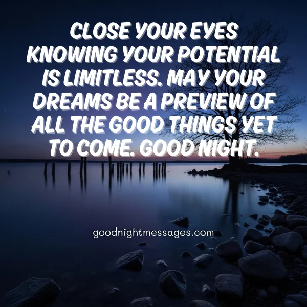 inspiring good night message for mom to brighten her dreams