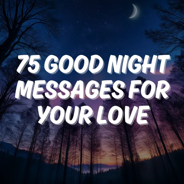 good night messages for your love