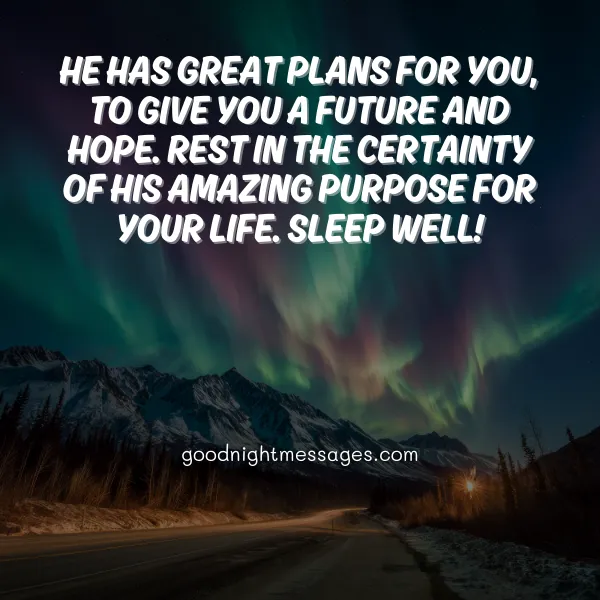inspiring good night bible quote