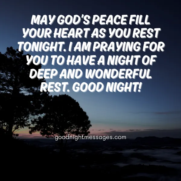 short religious good night message