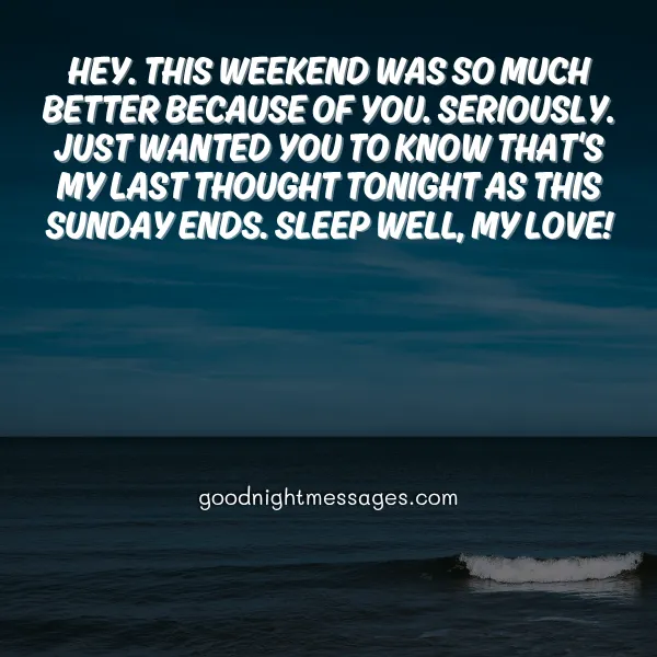 beautiful good night message for girlfriend