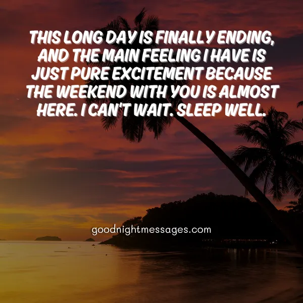 good night message for her with romantic feelings