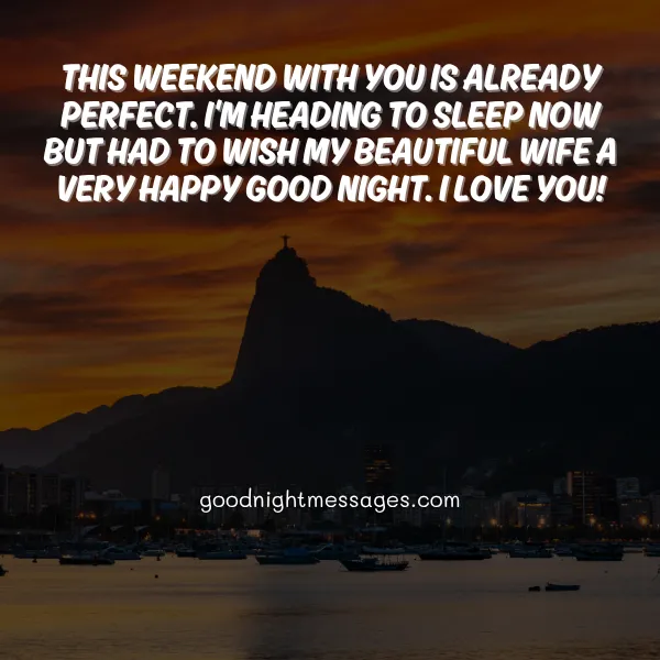 good night wish for wife