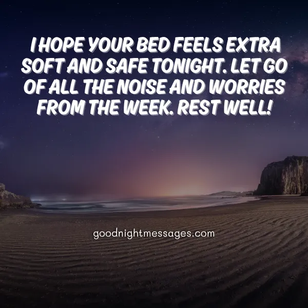 good night wish for comfort
