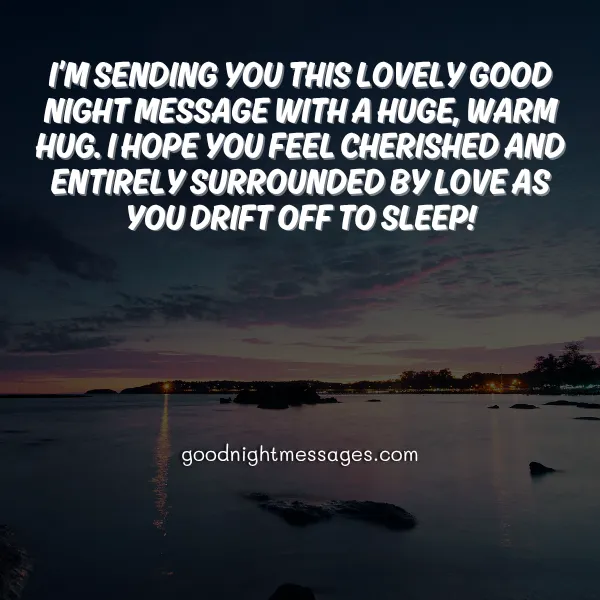 lovely good night wish message