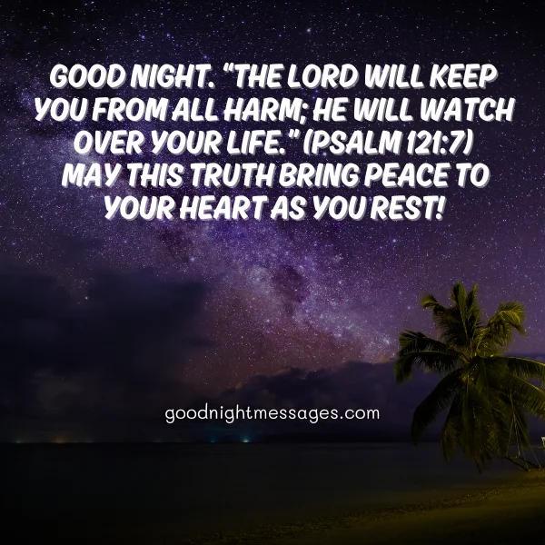 good night bible verse