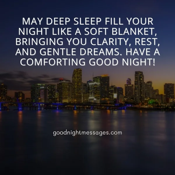 deep sleep good night wish