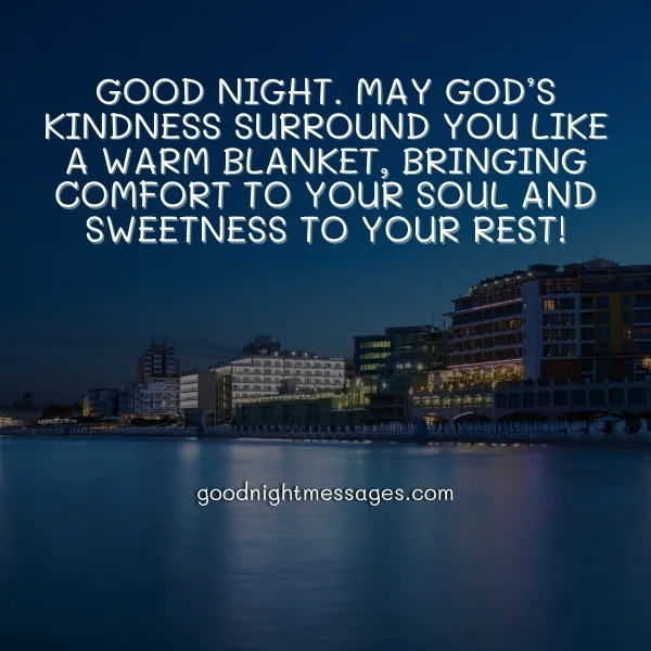sweet religious good night message