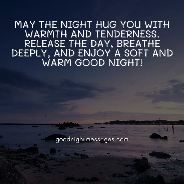 warm good night message