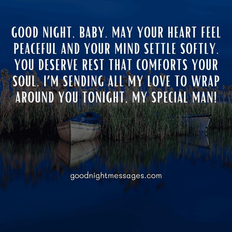 special good night message boyfriend