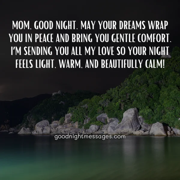 sweet dreams message for mom
